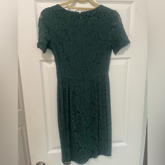 Lulus Polished to Perfection lace dark green dress size small - Picture 4 of 6